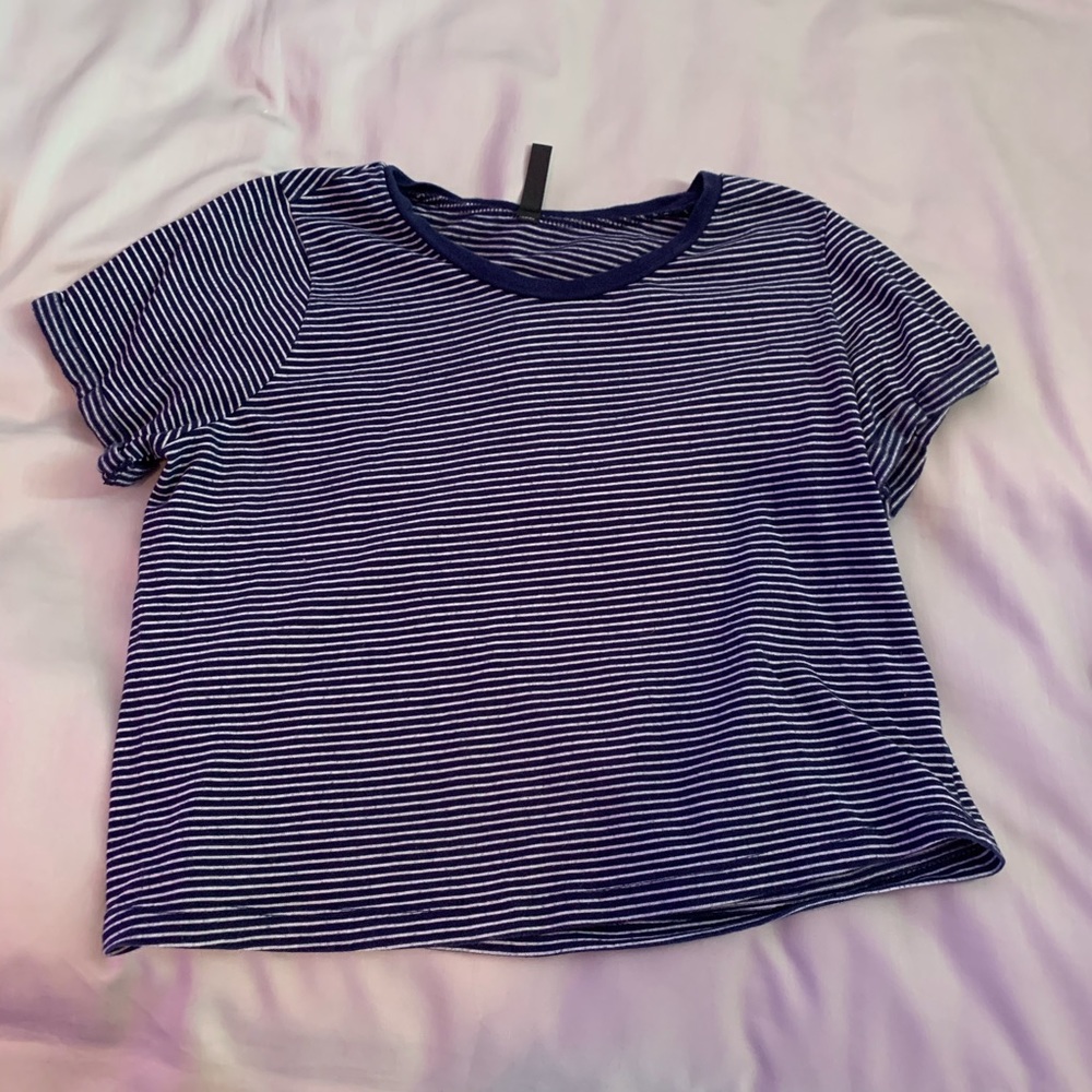 Striped Crop Top